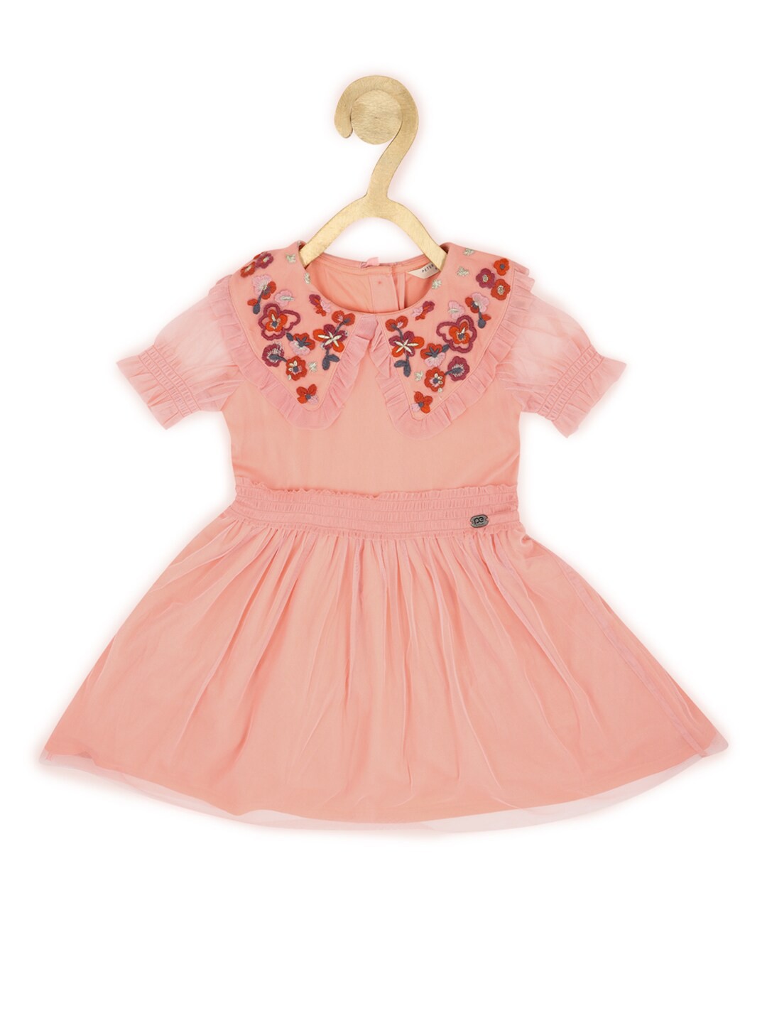 Peter England Floral Embroidered Yoke Design Peter Pan Collar Smocked Fit & Flare Dress, Pink
Peter England Floral Embroidered Yoke Design Peter Pan Collar Smocked Fit & Flare Dress, Pink