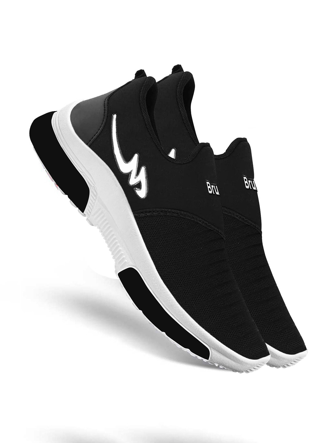 Bruton Men Lightweight Mesh Running Shoes, Black 
Bruton Men Lightweight Mesh Running Shoes, Black