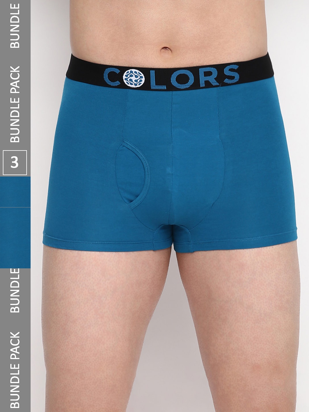 COLORS by Rupa Frontline Pack Of 3 Front Open Mini Trunks CR_TRK_101_PckBlue_P3_95, Blue
COLORS by Rupa Frontline Pack Of 3 Front Open Mini Trunks CR_TRK_101_PckBlue_P3_95, Blue