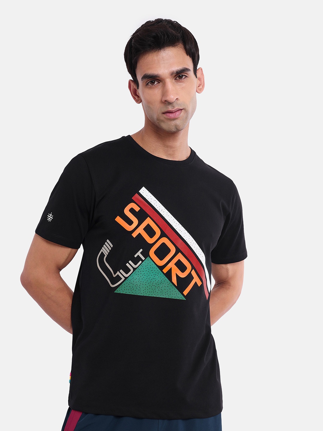 Cultsport Typographic Printed Regular Fit Lightweight Cotton Training Sports T-Shirt, Black
Cultsport Typographic Printed Regular Fit Lightweight Cotton Training Sports T-Shirt, Black