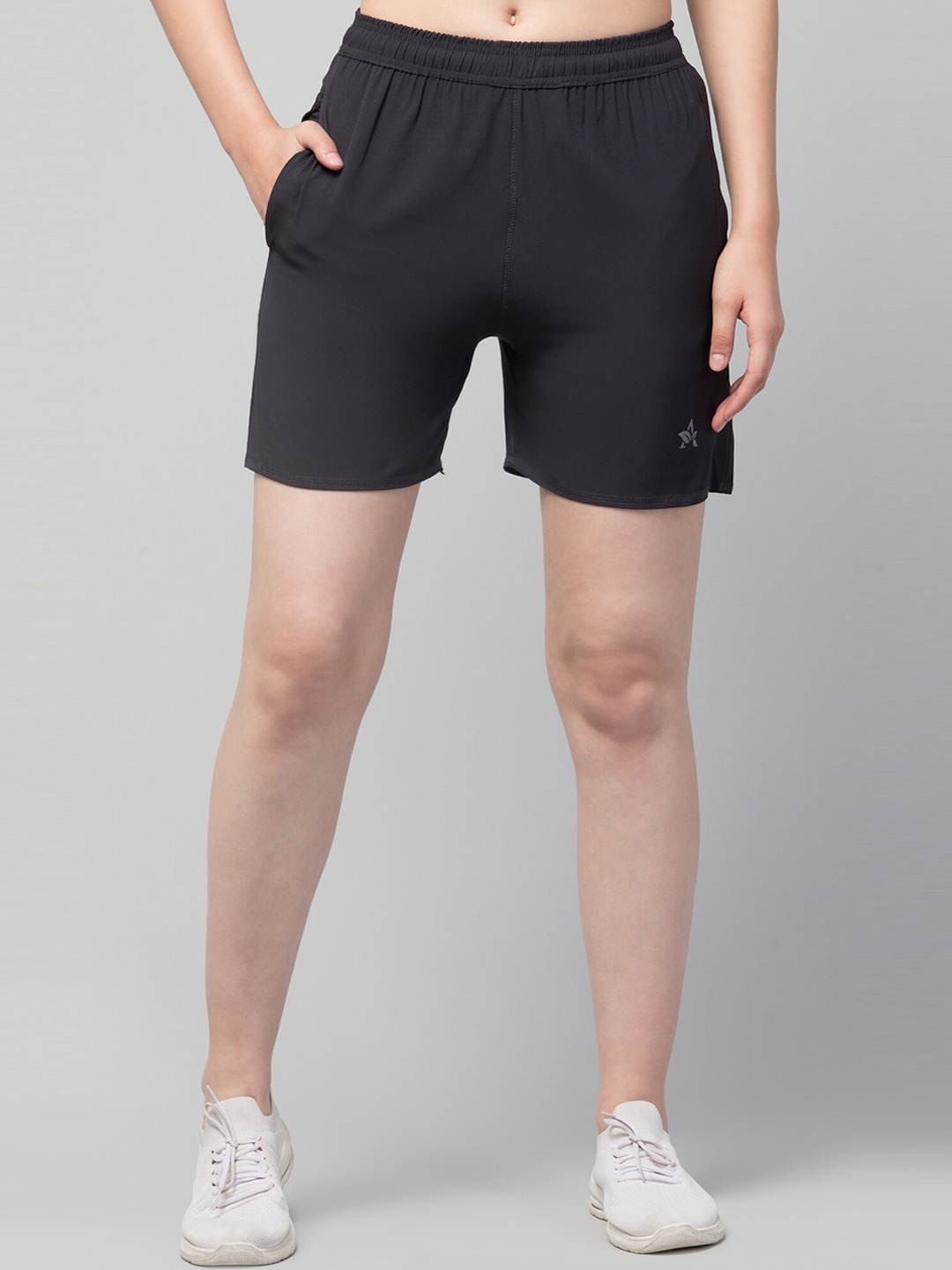 Lebami Women Outdoor Sports Shorts With e-Dry Technology, Grey