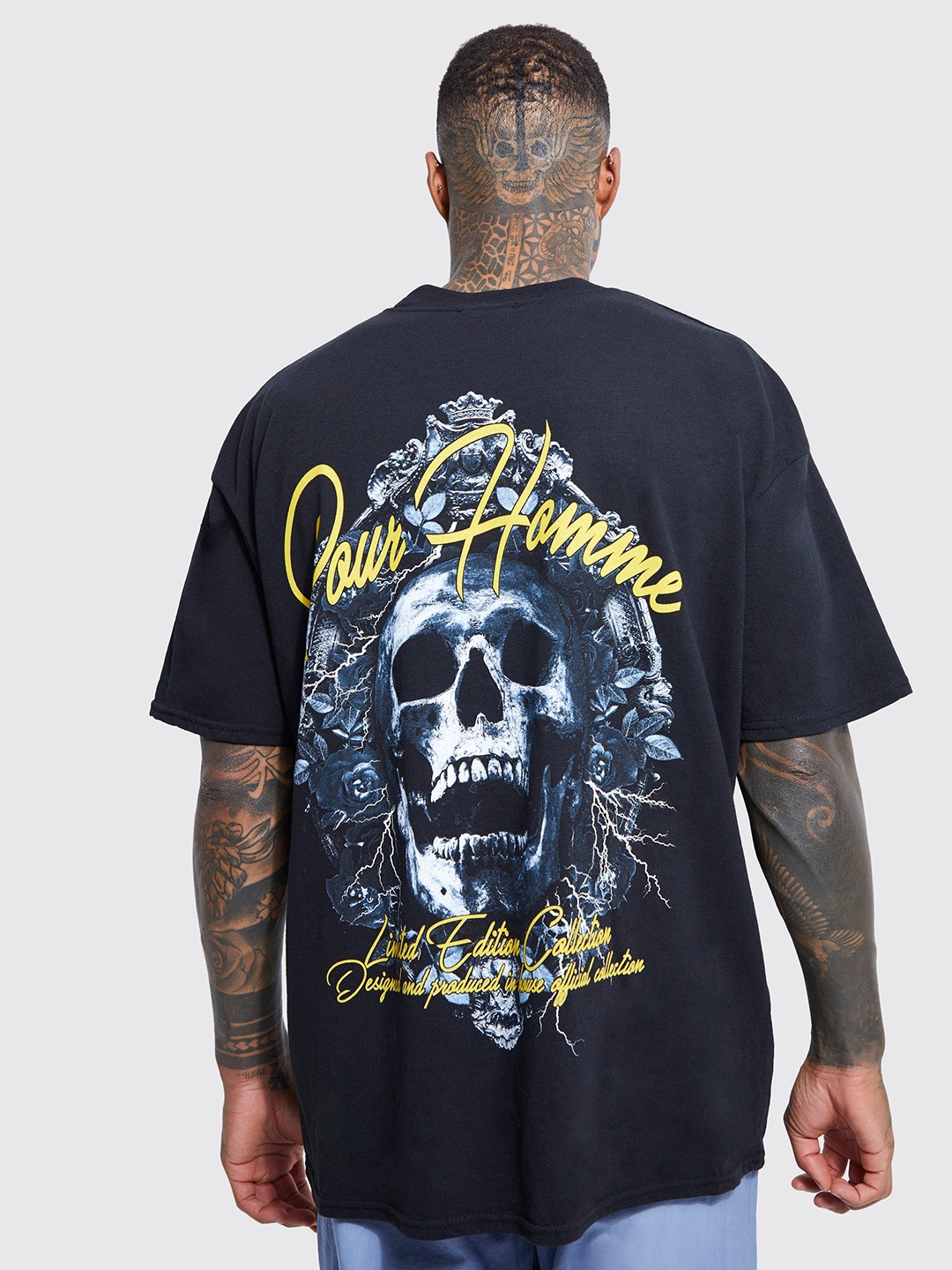 boohooMAN Oversized Printed Back Drop-Shoulder Sleeves Pure Cotton Longline T-shirt, Navy blue
boohooMAN Oversized Printed Back Drop-Shoulder Sleeves Pure Cotton Longline T-shirt, Navy blue