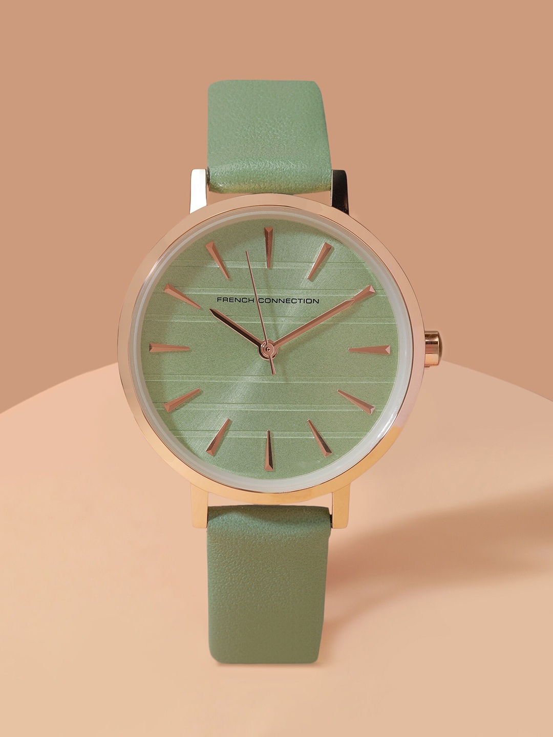 French Connection Women Textured Dial & Leather Straps Analogue Watch FCN00069C, Olive
French Connection Women Textured Dial & Leather Straps Analogue Watch FCN00069C, Olive