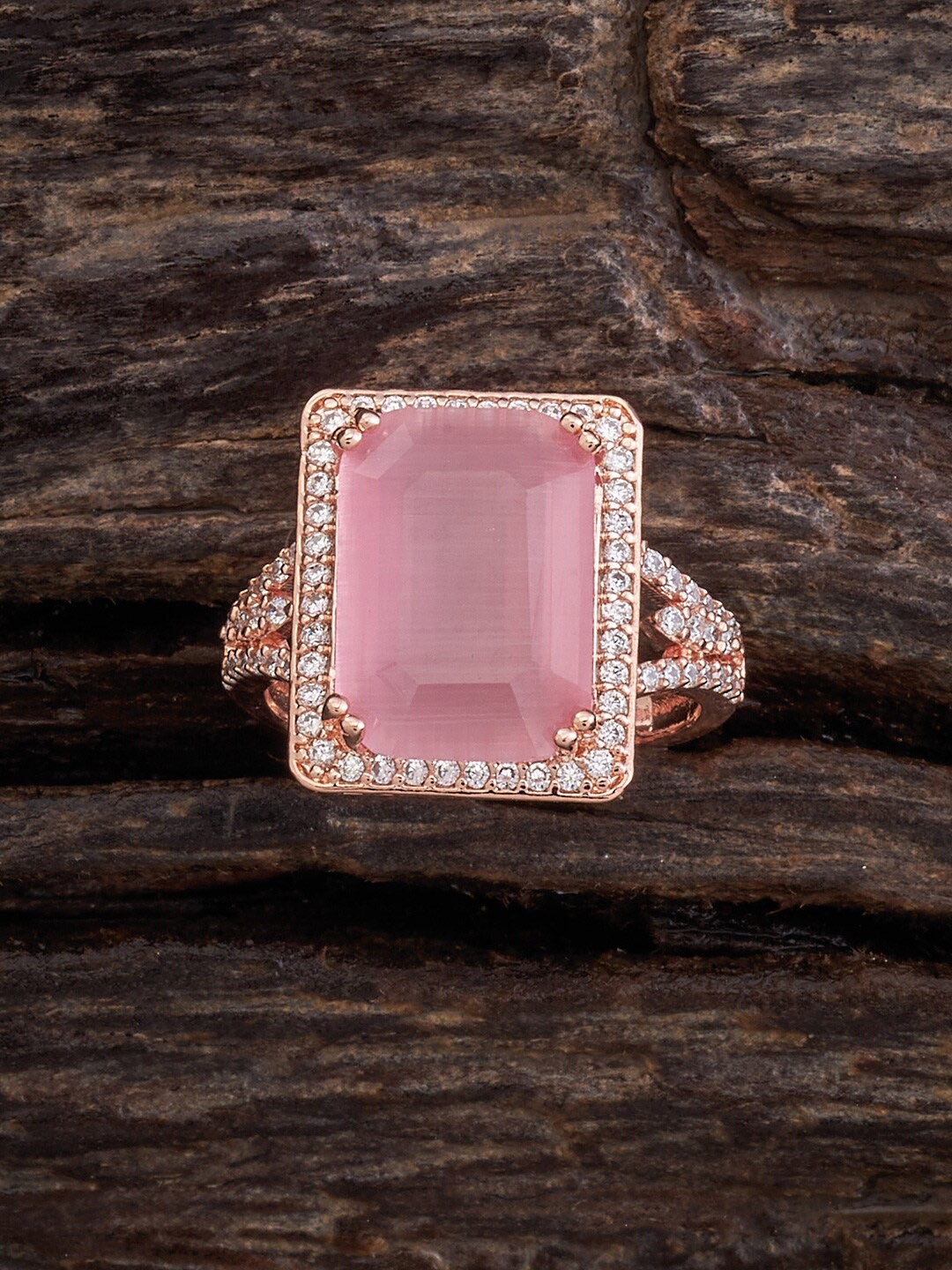 Kushal's Fashion Jewellery Rose Gold-Plated Cubic Zirconia Studded Adjustable Finger Ring
Kushal's Fashion Jewellery Rose Gold-Plated Cubic Zirconia Studded Adjustable Finger Ring