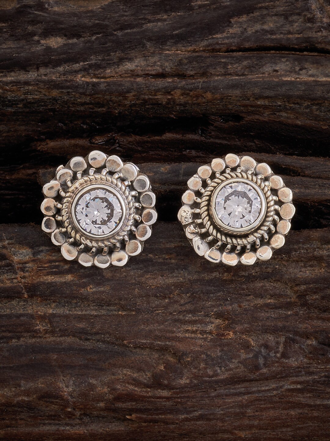 Kushal's Fashion Jewellery Rhodium-Plated Circular 92.5 Pure Silver Studs Earrings, White
Kushal's Fashion Jewellery Rhodium-Plated Circular 92.5 Pure Silver Studs Earrings, White
