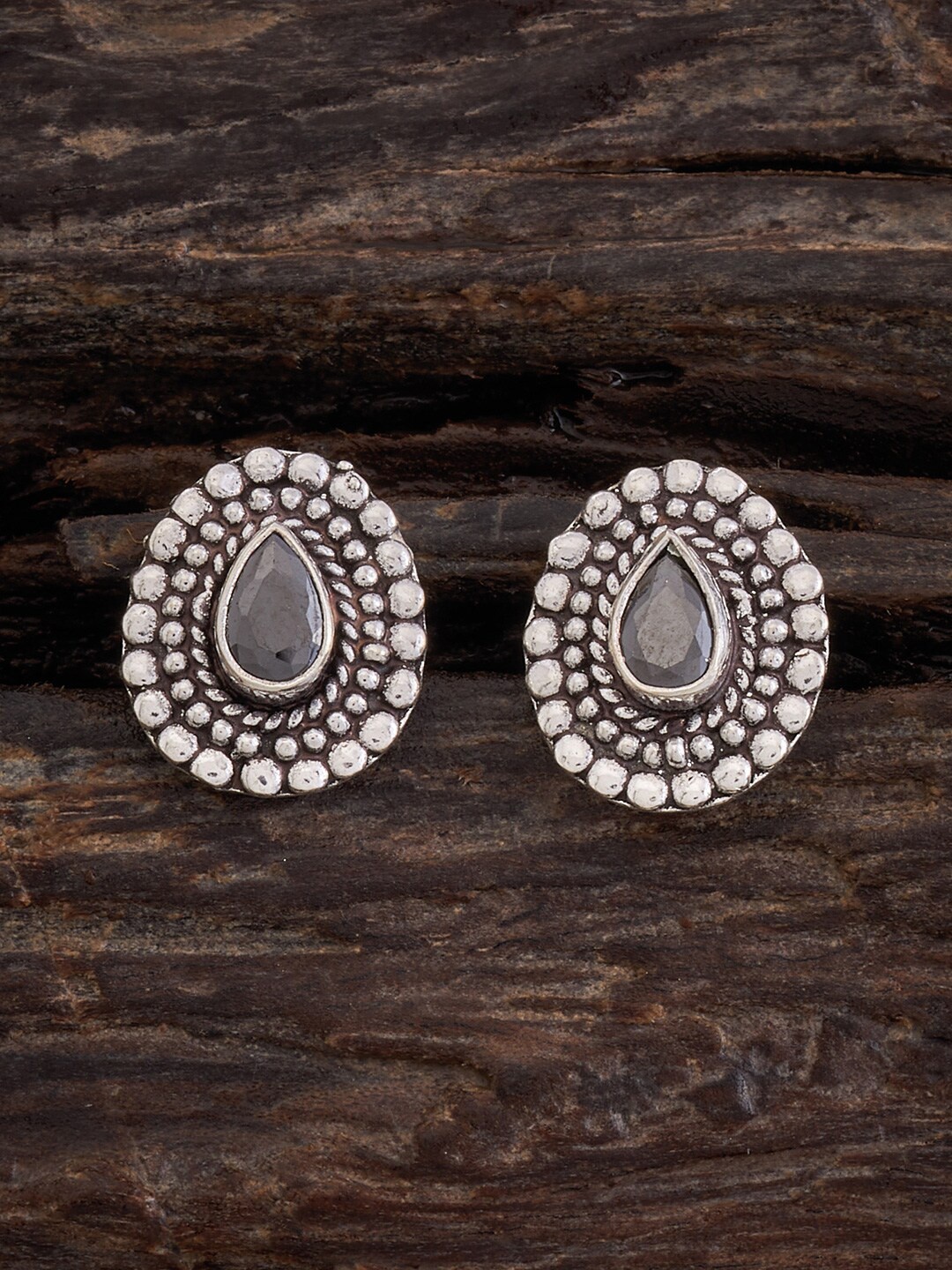 Kushal's Fashion Jewellery Rhodium-Plated Teardrop Shaped 92.5 Pure Silver Studs Earrings, Black
Kushal's Fashion Jewellery Rhodium-Plated Teardrop Shaped 92.5 Pure Silver Studs Earrings, Black