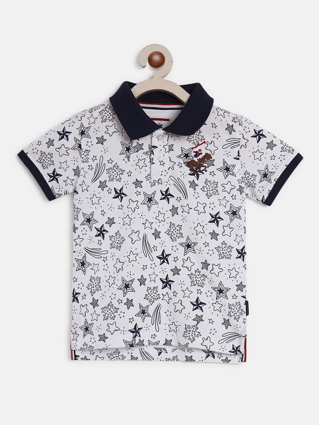 Beverly Hills Polo Club Boys Conversational Printed Polo Collar Pure Cotton T-shirt, Grey
Beverly Hills Polo Club Boys Conversational Printed Polo Collar Pure Cotton T-shirt, Grey