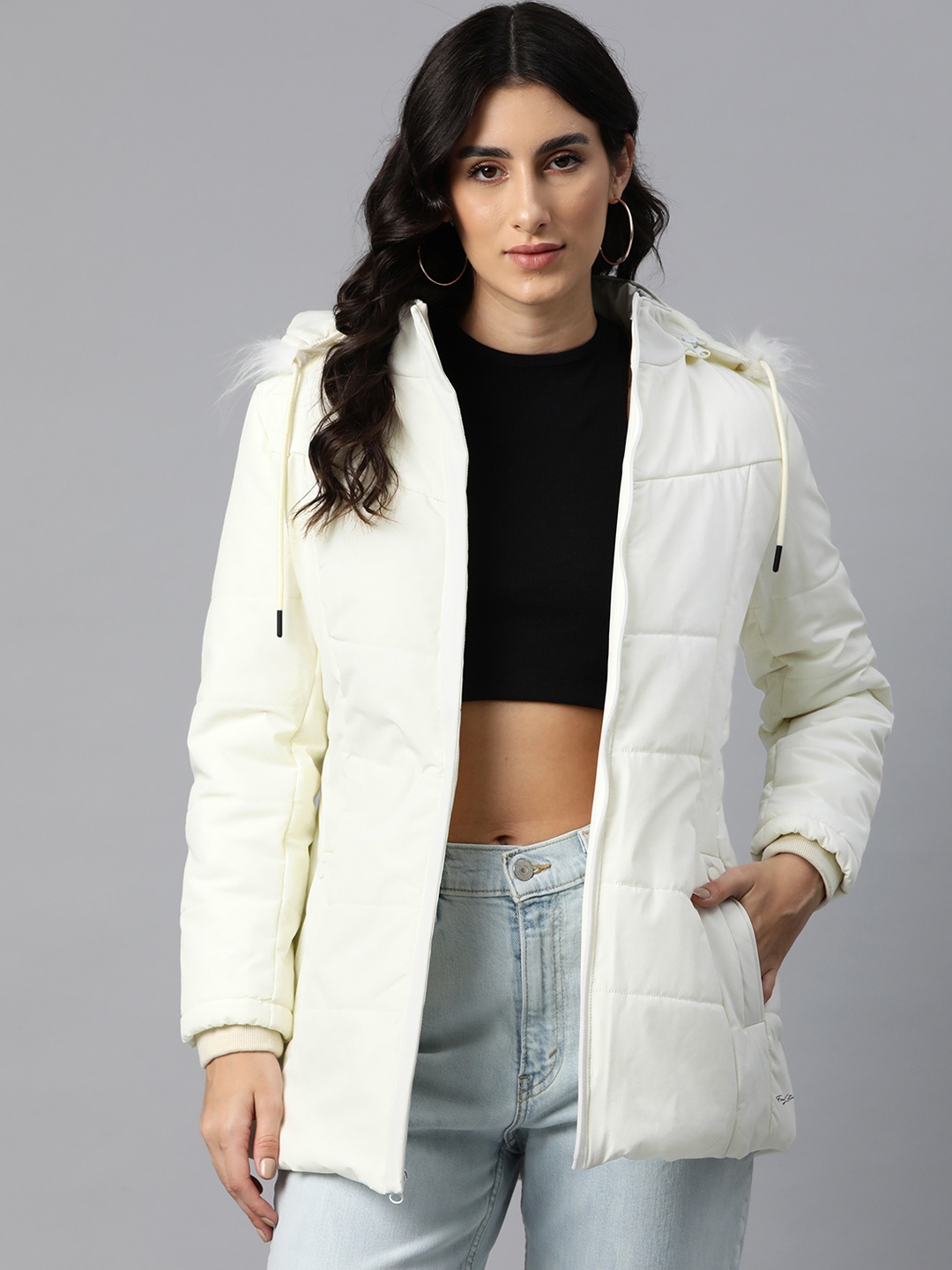 Foreign Culture By Fort Collins Longline Parka Jacket with Detachable Hood, Off white
Foreign Culture By Fort Collins Longline Parka Jacket with Detachable Hood, Off white