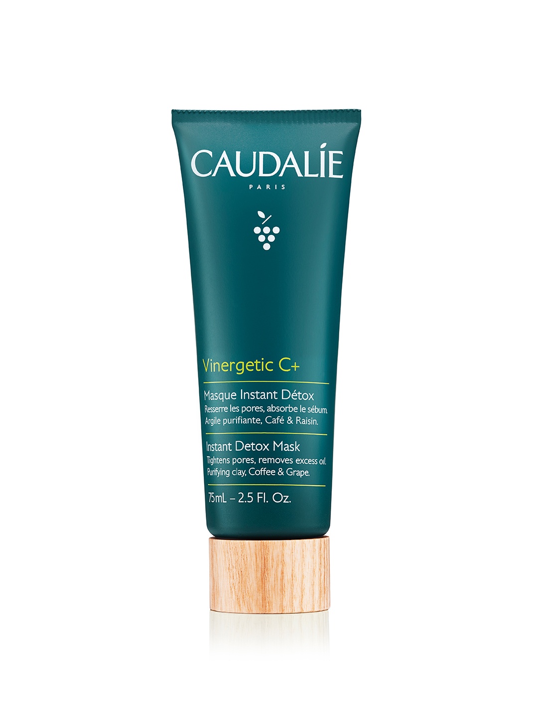 Caudalie Vinergetic C+ Pore Minimising Instant Detox Mask for Excess Oil - 75ml, Green
Caudalie Vinergetic C+ Pore Minimising Instant Detox Mask for Excess Oil - 75ml, Green