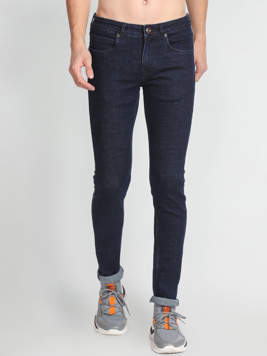 Flying Machine Men Skinny Fit Low-Rise Clean Look Stretchable Jeans, Blue
Flying Machine Men Skinny Fit Low-Rise Clean Look Stretchable Jeans, Blue