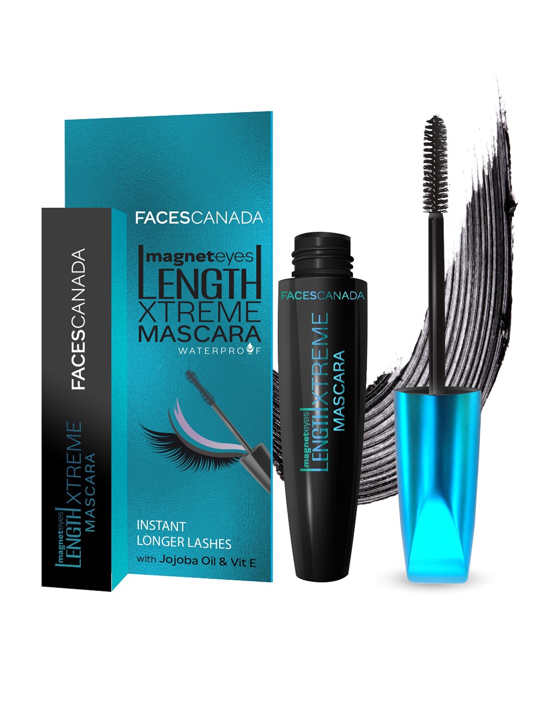 FACES CANADA Magneteyes Length Xtreme Waterproof Mascara With Jojoba Oil 8 g - Black
FACES CANADA Magneteyes Length Xtreme Waterproof Mascara With Jojoba Oil 8 g - Black