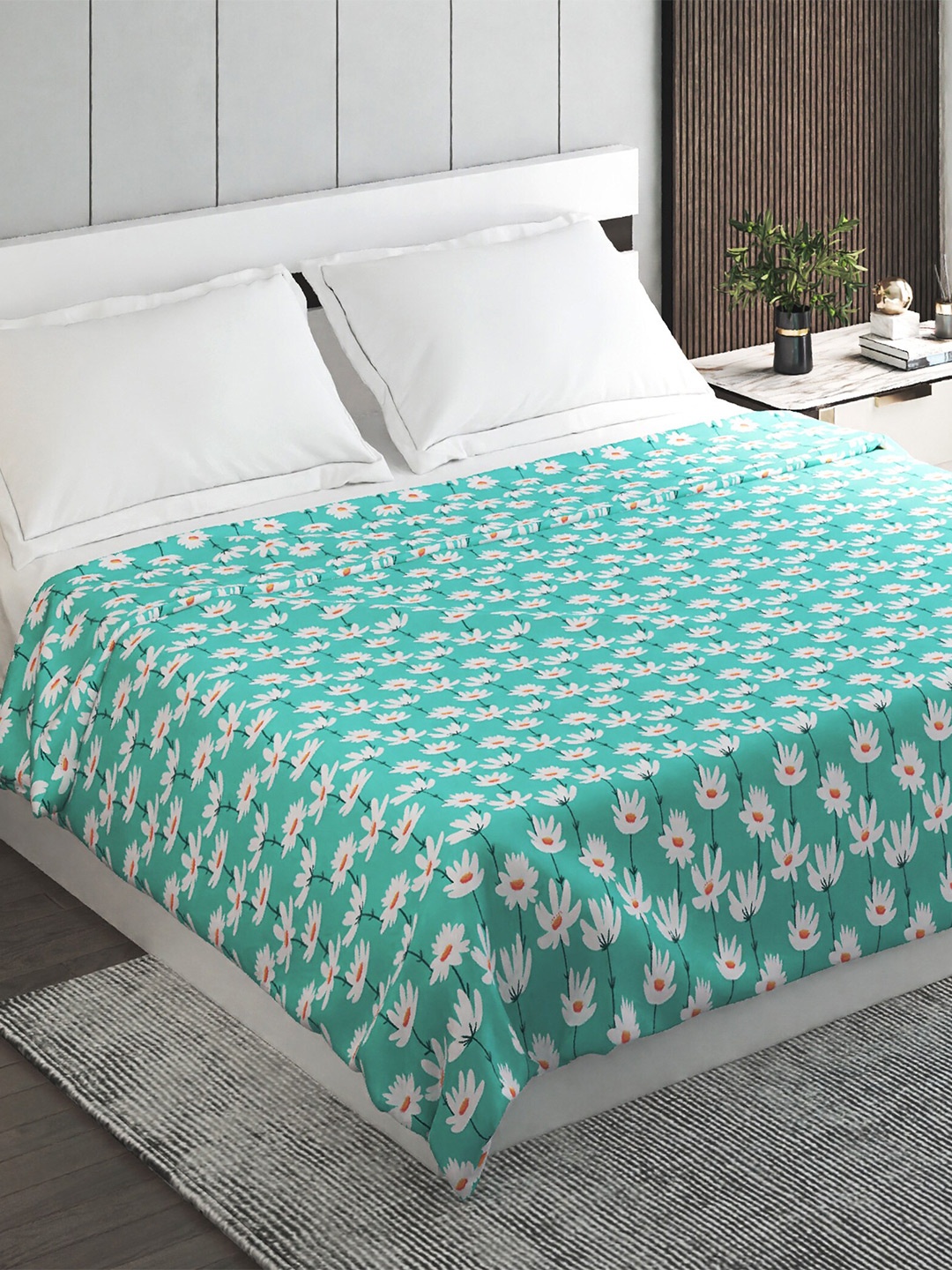 Home Centre Pacific Archer Teal & White Floral Printed Summer Double Bed Blanket
Home Centre Pacific Archer Teal & White Floral Printed Summer Double Bed Blanket
