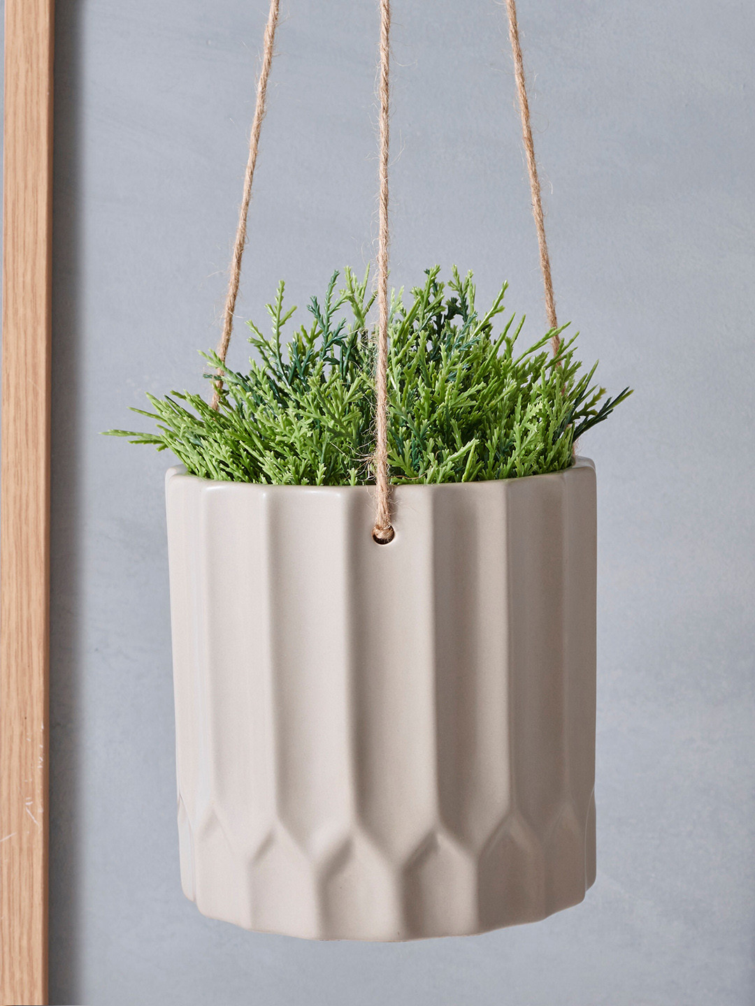 Home Centre Gloria Grey Ceramic Hanging Planter
Home Centre Gloria Grey Ceramic Hanging Planter