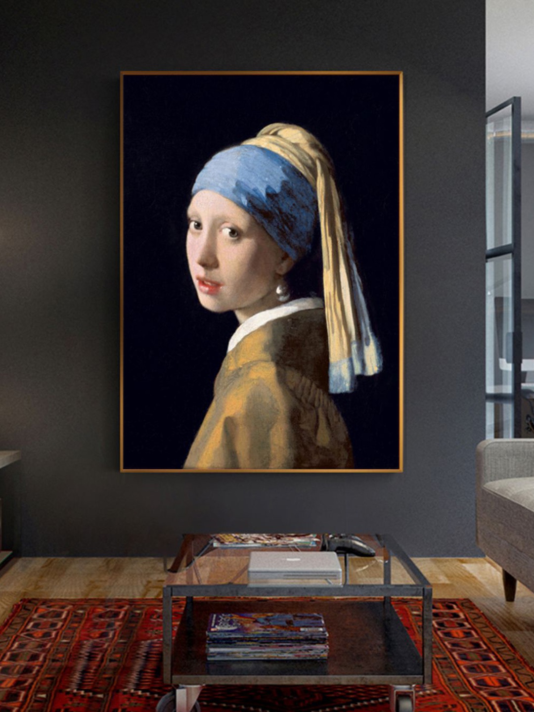 THE HANDMADE FLAIR Crystal Porcelain Blue Girl With a Pearl Earring Framed Wall Art
THE HANDMADE FLAIR Crystal Porcelain Blue Girl With a Pearl Earring Framed Wall Art