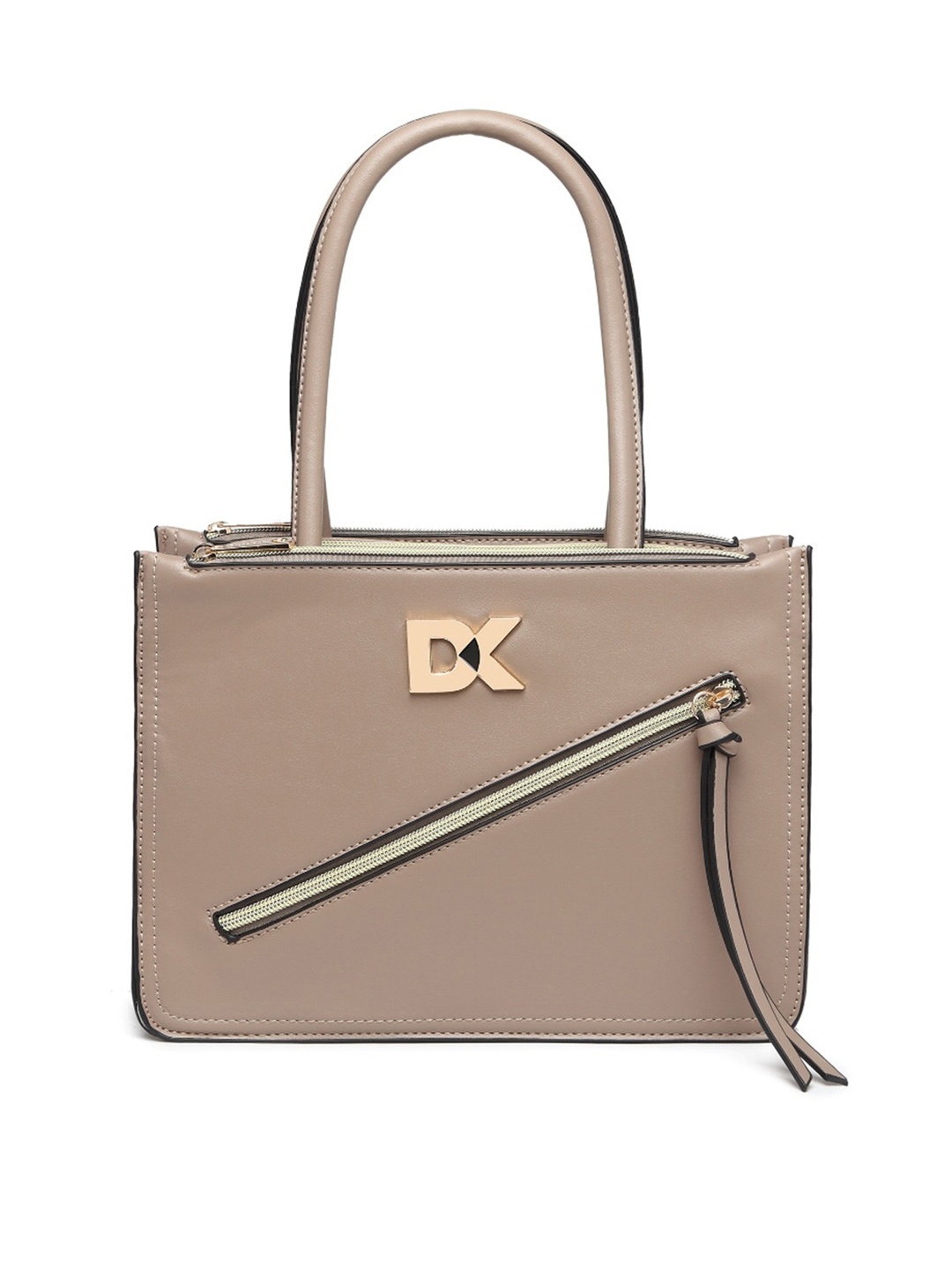 Diana Korr PU Shopper Handheld Bag, Khaki