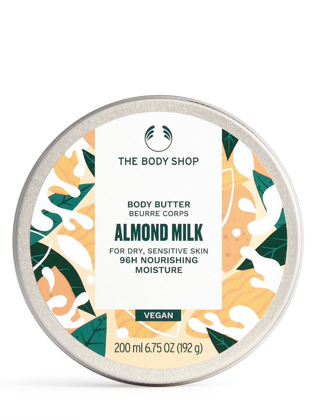THE BODY SHOP Almond Milk & Honey Sustainable Body Butter for Dry, Sensitive Skin 200 ml, White
THE BODY SHOP Almond Milk & Honey Sustainable Body Butter for Dry, Sensitive Skin 200 ml, White