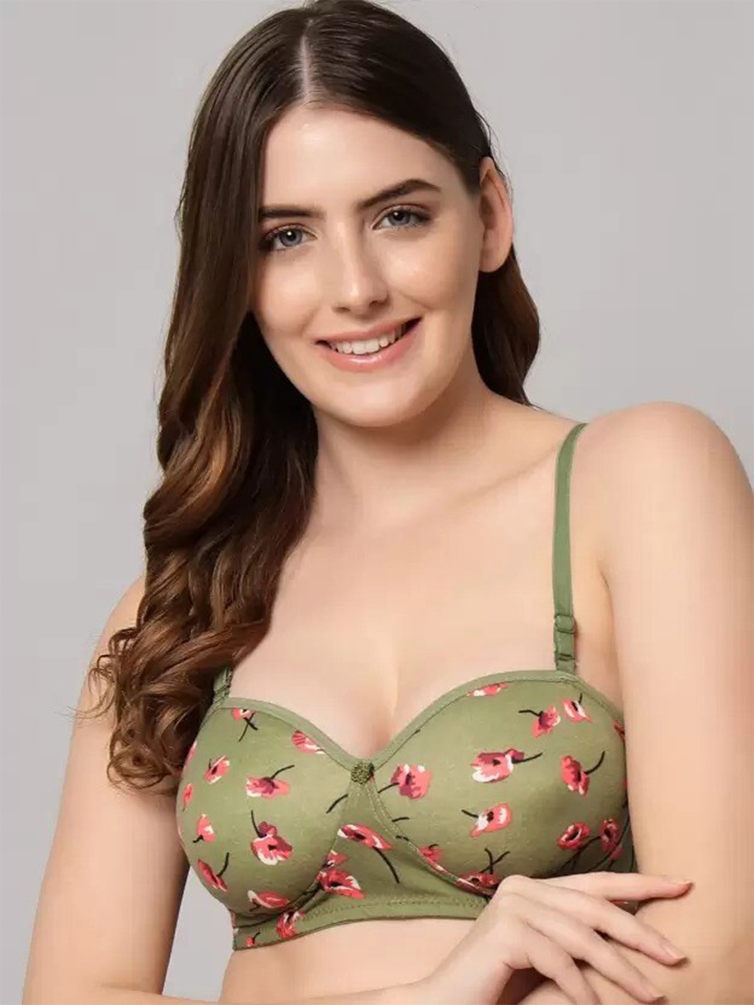 Extoes Printed Non-Wired Lightly Padded Seamless Cotton T-Shirt Bra with All Day Comfort, Green
Extoes Printed Non-Wired Lightly Padded Seamless Cotton T-Shirt Bra with All Day Comfort, Green