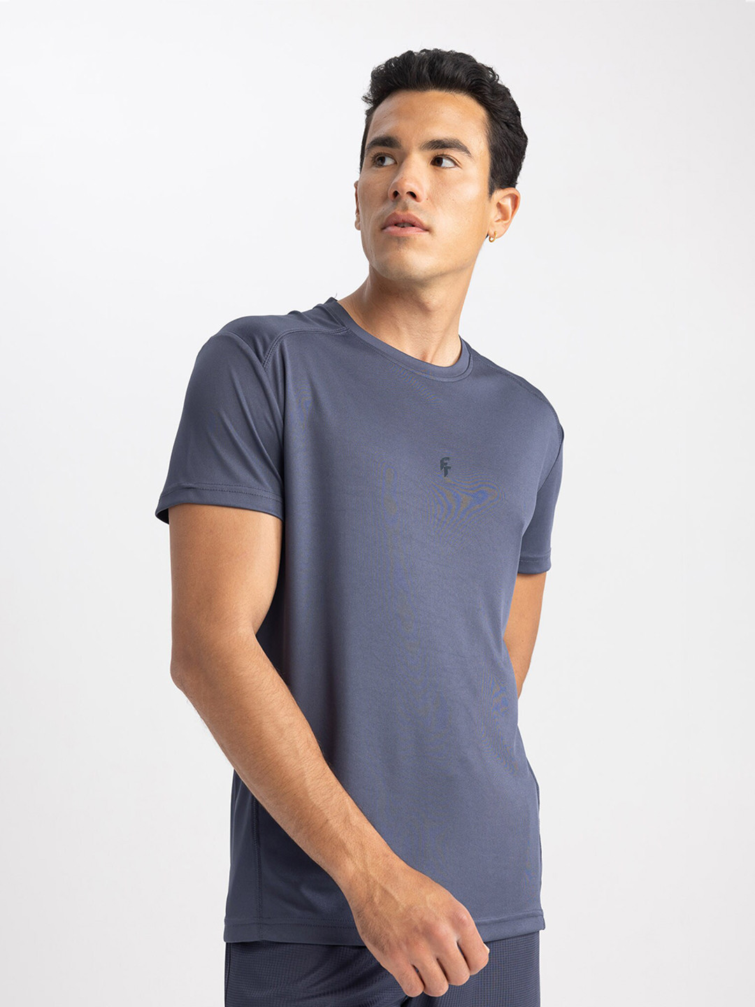 DeFacto Round Neck Short Sleeve Sports T-shirt, Grey 
DeFacto Round Neck Short Sleeve Sports T-shirt, Grey