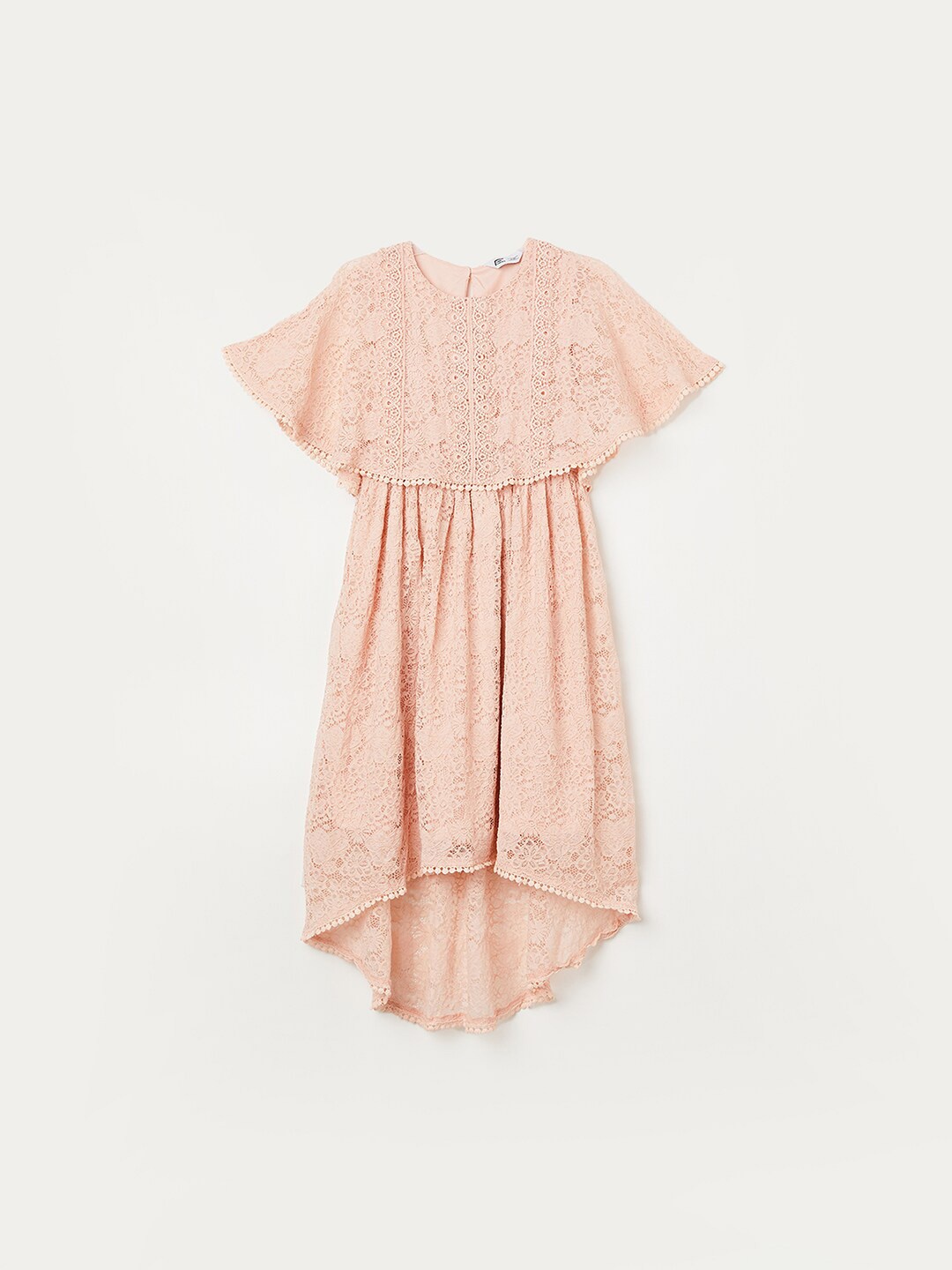 Fame Forever by Lifestyle Girls Self Design Cape Sleeves Lace-Up Fit & Flare Dress, Peach
Fame Forever by Lifestyle Girls Self Design Cape Sleeves Lace-Up Fit & Flare Dress, Peach
