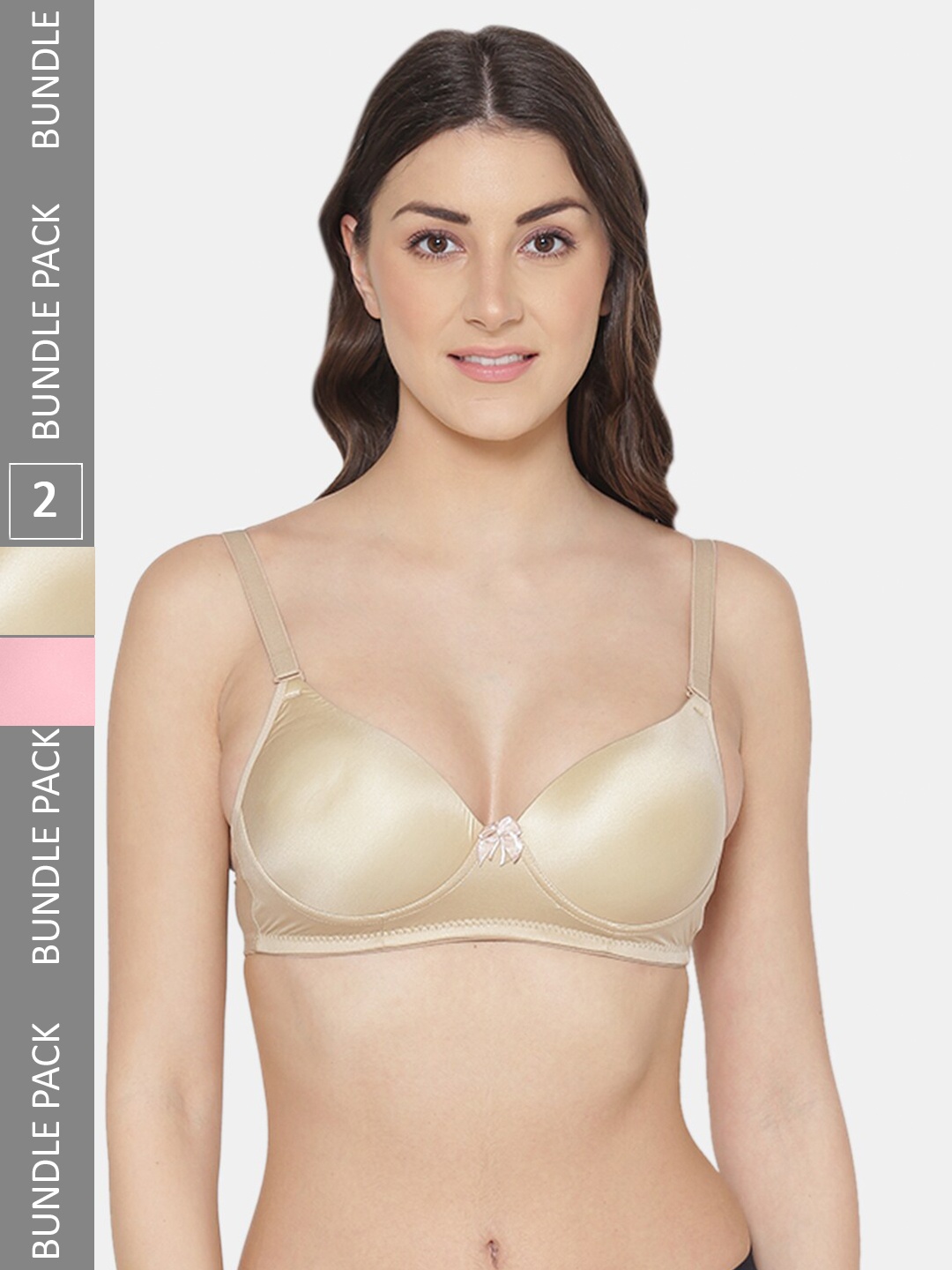 Tweens Pack Of 2 Push-Up Bra All Day Comfort With Medium Coverage Heavily Padded, Beige
Tweens Pack Of 2 Push-Up Bra All Day Comfort With Medium Coverage Heavily Padded, Beige