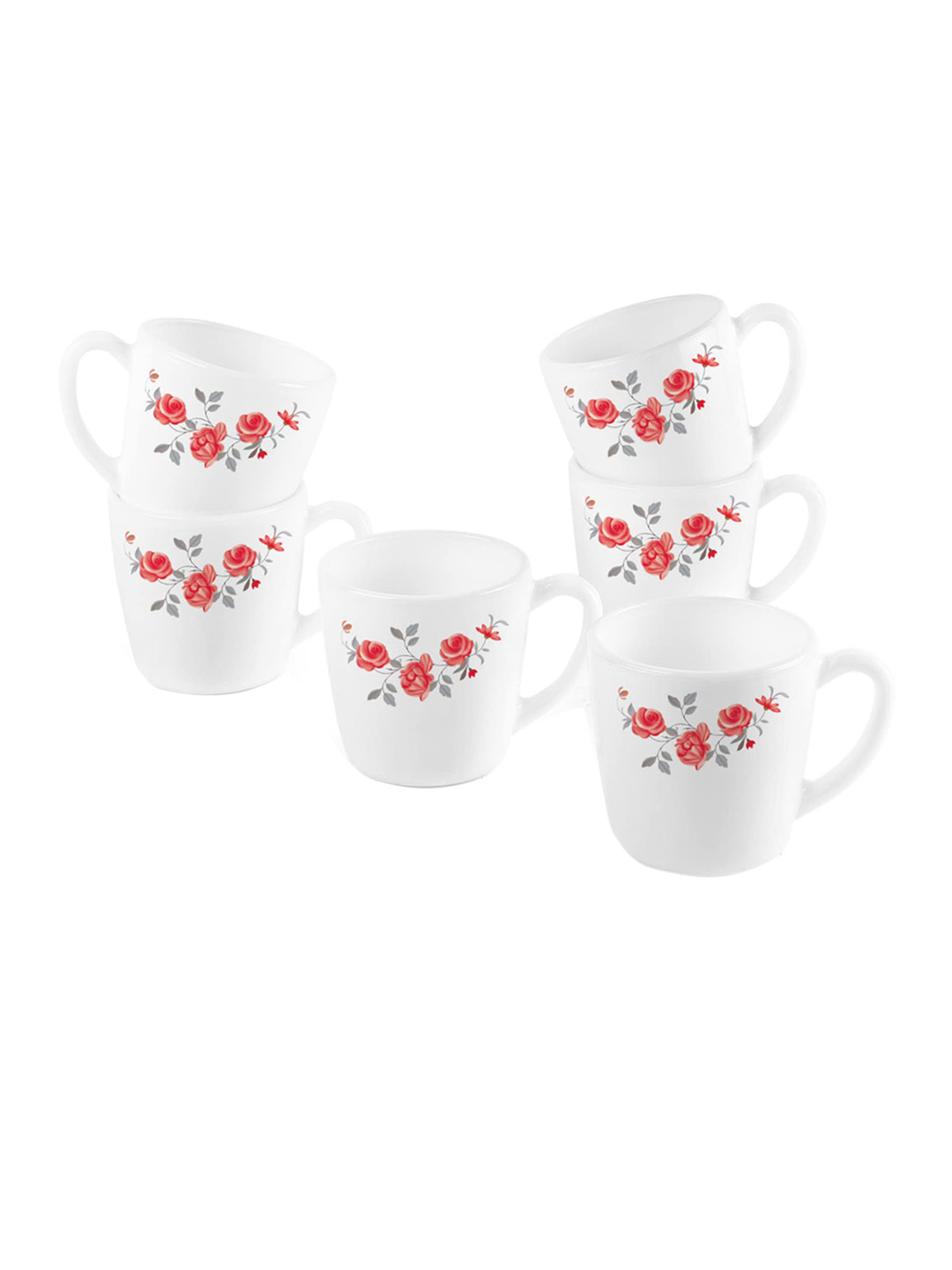 Cello Rose Fantasy 6-Pieces White Opalware Ricca Cups 180 ml Each
Cello Rose Fantasy 6-Pieces White Opalware Ricca Cups 180 ml Each