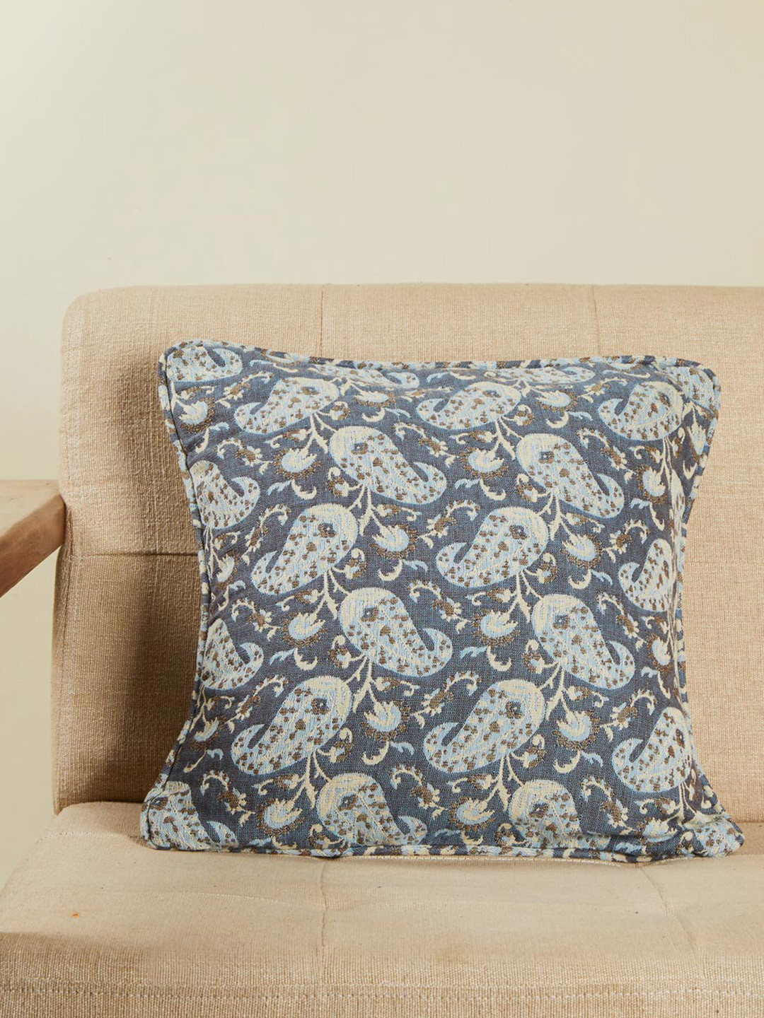 Fabindia Blue & Brown Ethnic Motifs Cotton Square Cushion Covers
Fabindia Blue & Brown Ethnic Motifs Cotton Square Cushion Covers