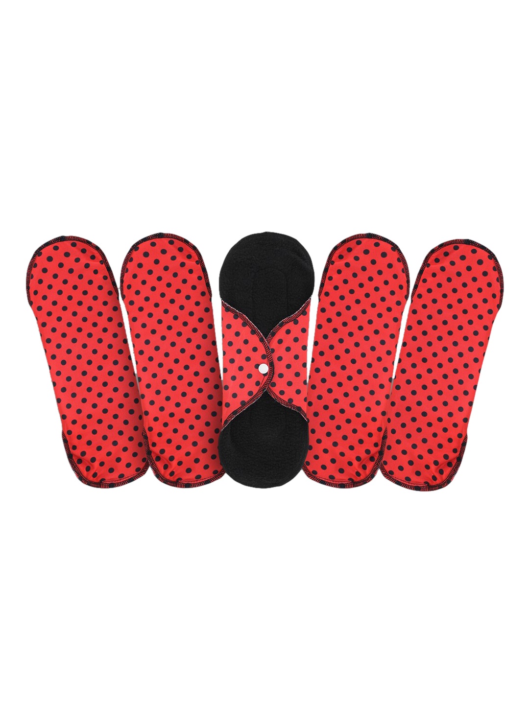 CareDone Set Of 5 Ultra Thin 4 Layered Rash Free Reusable Sanitary Cloth Pads XL - Red
CareDone Set Of 5 Ultra Thin 4 Layered Rash Free Reusable Sanitary Cloth Pads XL - Red