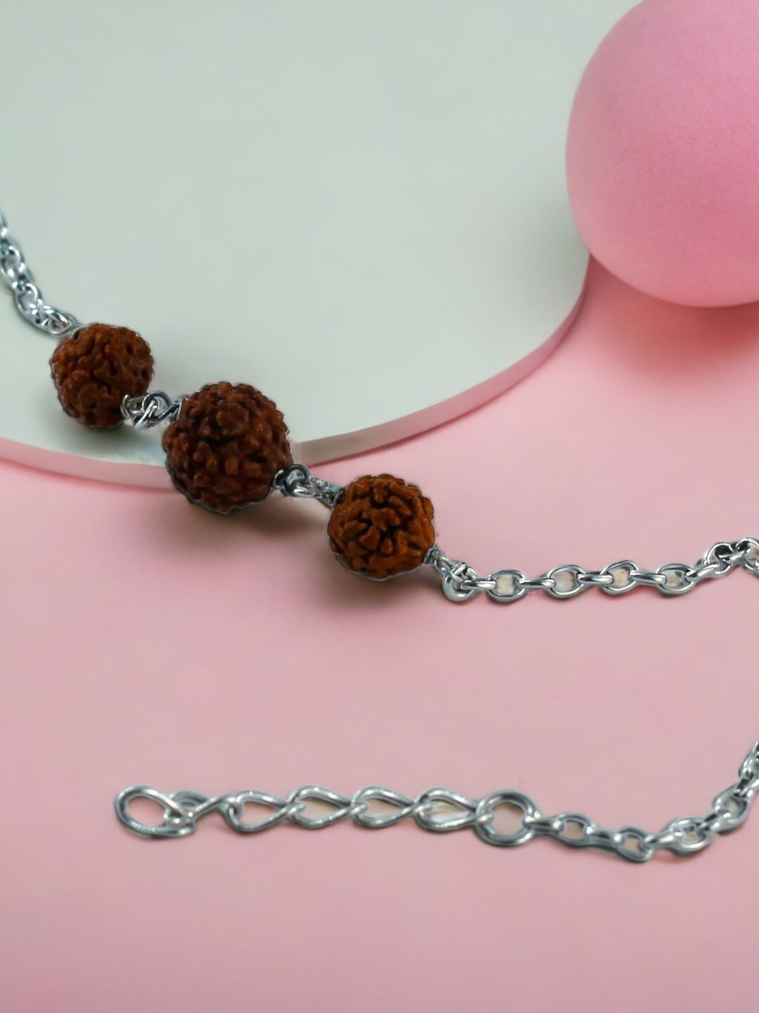 Taraash 925 Sterling Silver Rudraksha Bracelet Rakhi With Roli chawal & Greeting Card
Taraash 925 Sterling Silver Rudraksha Bracelet Rakhi With Roli chawal & Greeting Card