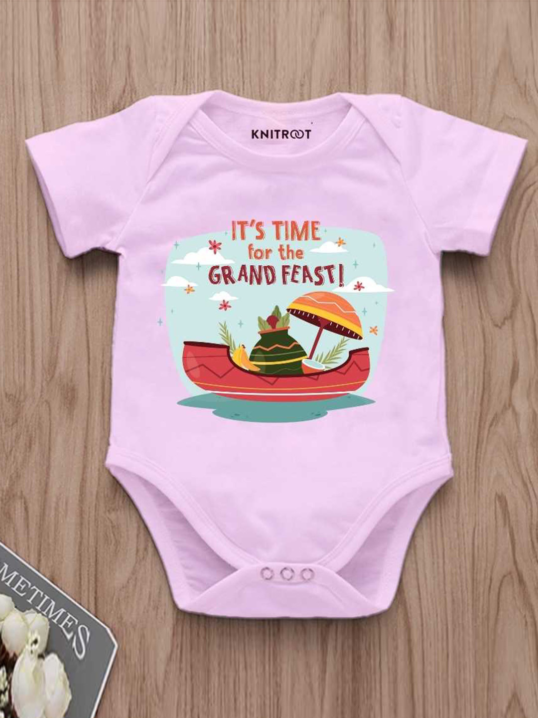 KNITROOT Infants Printed Cotton Bodysuit, Pink
KNITROOT Infants Printed Cotton Bodysuit, Pink