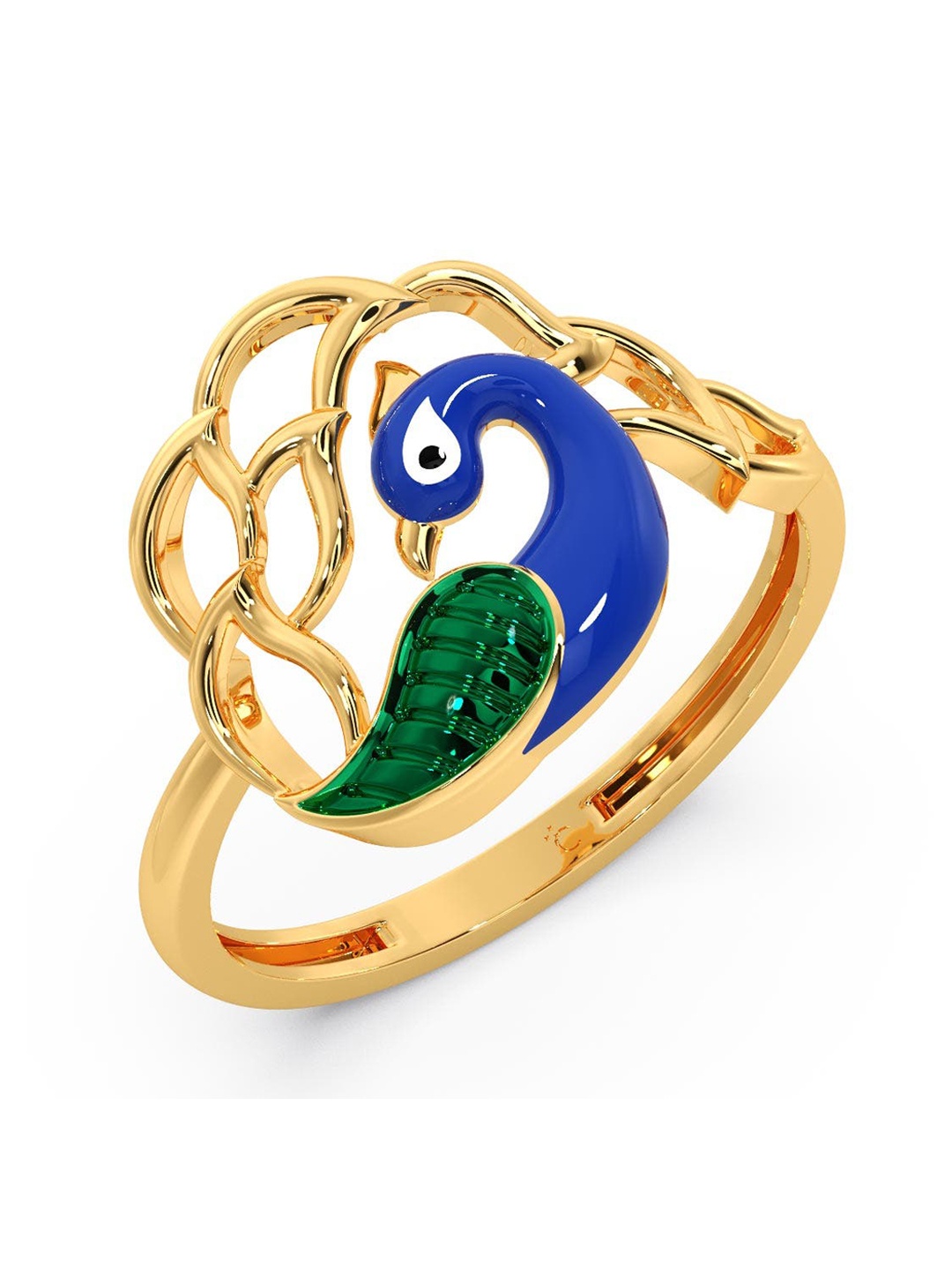 CANDERE A KALYAN JEWELLERS COMPANY Peacock 18KT BIS Hallmark Gold Ring-gm
CANDERE A KALYAN JEWELLERS COMPANY Peacock 18KT BIS Hallmark Gold Ring-gm
