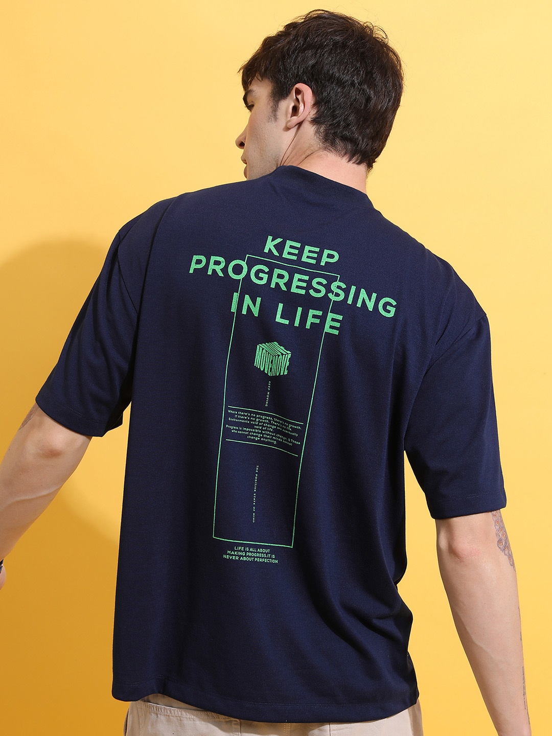 HIGHLANDER Unisex Typography Printed Drop-Shoulder Sleeves Oversized Tshirt, Navy blue
HIGHLANDER Unisex Typography Printed Drop-Shoulder Sleeves Oversized Tshirt, Navy blue