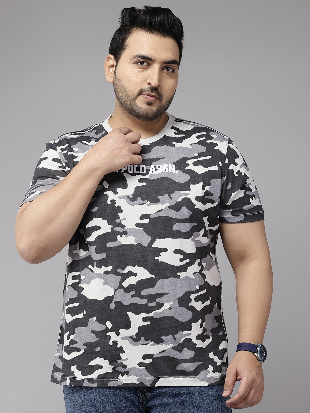 U.S. Polo Assn. Denim Co. Plus Size Relaxed Fit Plus Size Graphic Printed T-Shirt, Grey
U.S. Polo Assn. Denim Co. Plus Size Relaxed Fit Plus Size Graphic Printed T-Shirt, Grey