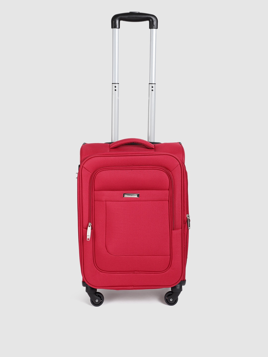 Teakwood Leathers 360 Degree Rotation Wheels Soft-Sided Cabin-Sized Trolley Bag -55 CM, Red
Teakwood Leathers 360 Degree Rotation Wheels Soft-Sided Cabin-Sized Trolley Bag -55 CM, Red