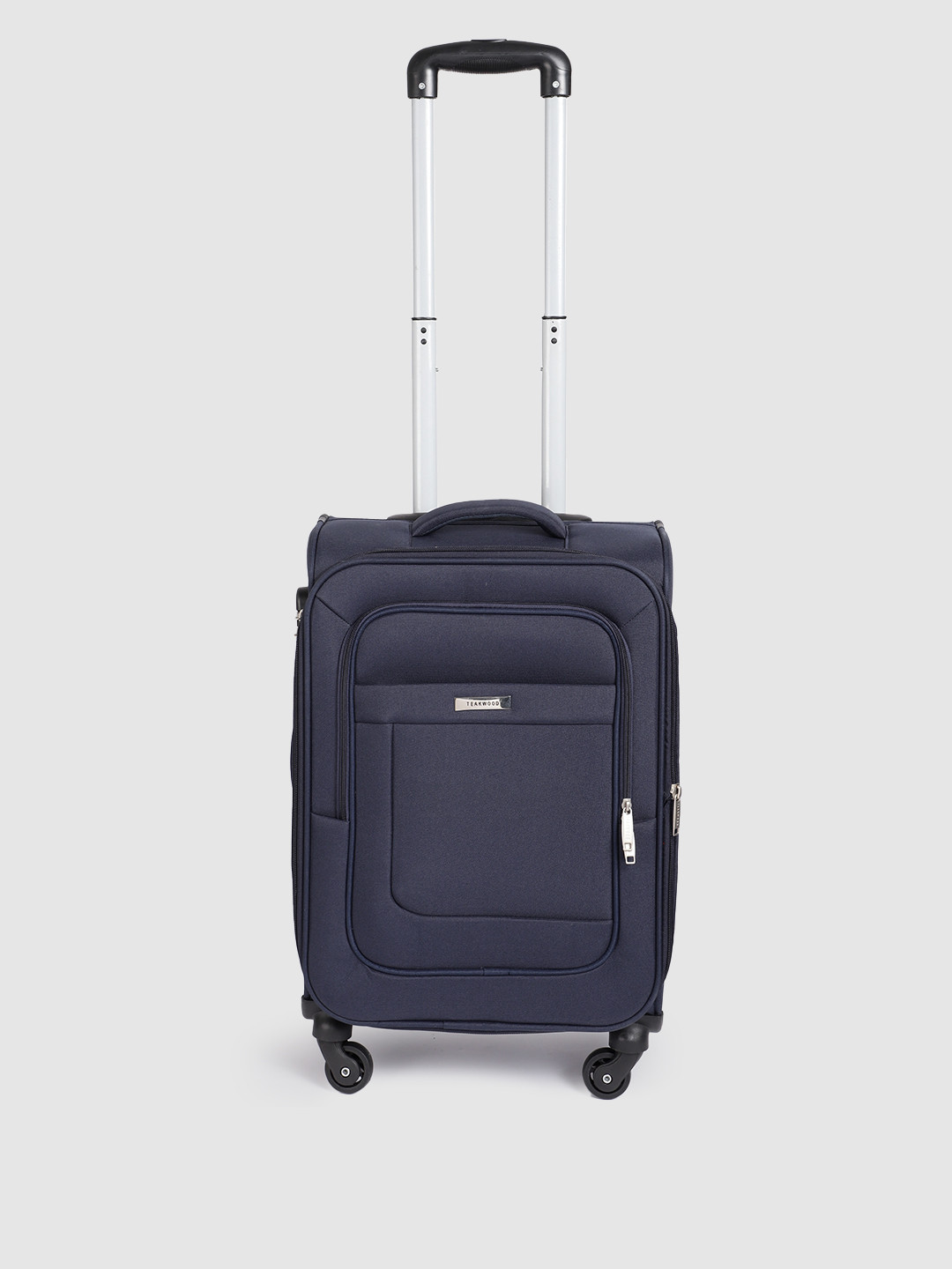 Teakwood Leathers 360 Degree Rotation Wheels Soft-Sided Cabin-Sized Trolley Bag - 55 CM, Navy blue
Teakwood Leathers 360 Degree Rotation Wheels Soft-Sided Cabin-Sized Trolley Bag - 55 CM, Navy blue