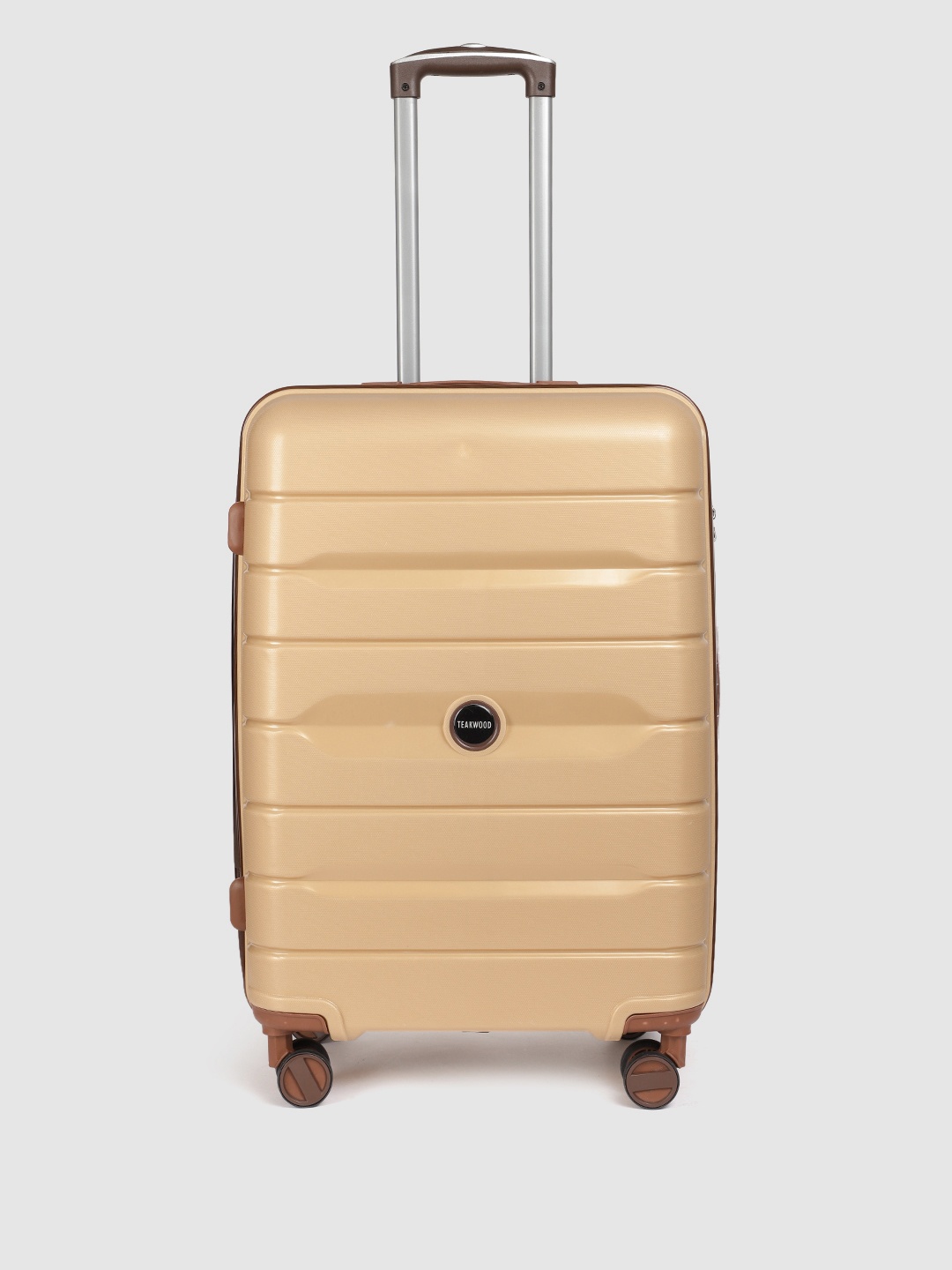 Teakwood Leathers Textured 360 Degree Rotation Hard Medium Trolley Bag- 65 CM, Beige
Teakwood Leathers Textured 360 Degree Rotation Hard Medium Trolley Bag- 65 CM, Beige