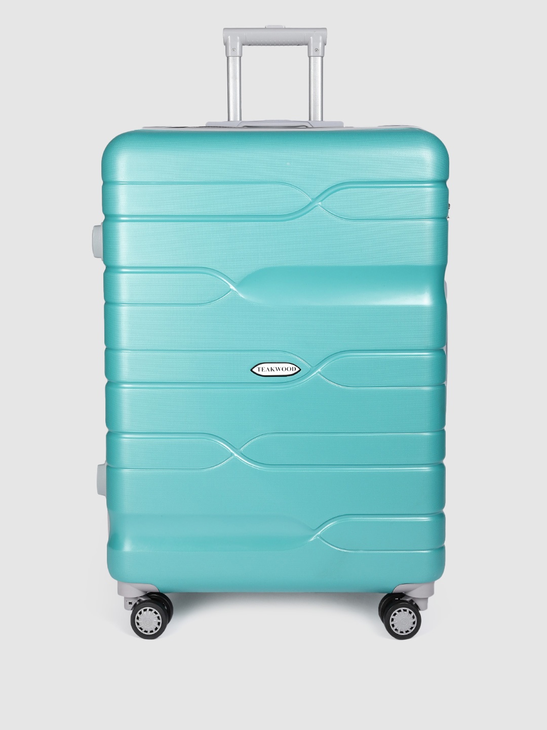 Teakwood Leathers Textured 360 Degree Rotation Hard Large-Sized Trolley Bag -75 CM, Sea green
Teakwood Leathers Textured 360 Degree Rotation Hard Large-Sized Trolley Bag -75 CM, Sea green