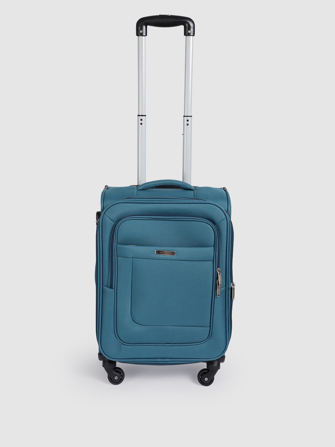 Teakwood Leathers 360 Degree Rotation Wheels Soft-Sided Cabin-Sized Trolley Bag 55 CM, Teal
Teakwood Leathers 360 Degree Rotation Wheels Soft-Sided Cabin-Sized Trolley Bag 55 CM, Teal