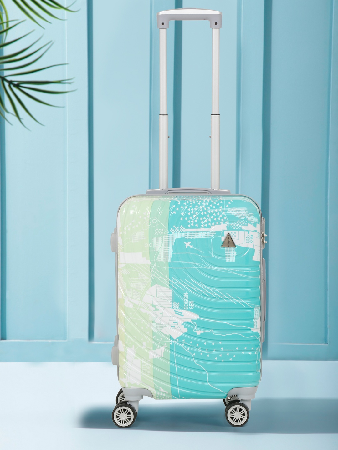 Teakwood Leathers Textured 360 Degree Rotation Hard Cabin-Sized Trolley Bag 57 CM, Green
Teakwood Leathers Textured 360 Degree Rotation Hard Cabin-Sized Trolley Bag 57 CM, Green
