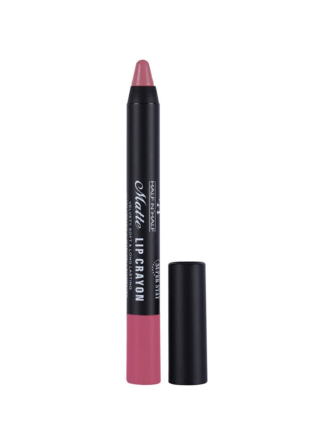 Half N Half Velvet Soft & Long Lasting 24H Super Stay Matte Lip Crayon - Show Time 24, Pink
Half N Half Velvet Soft & Long Lasting 24H Super Stay Matte Lip Crayon - Show Time 24, Pink