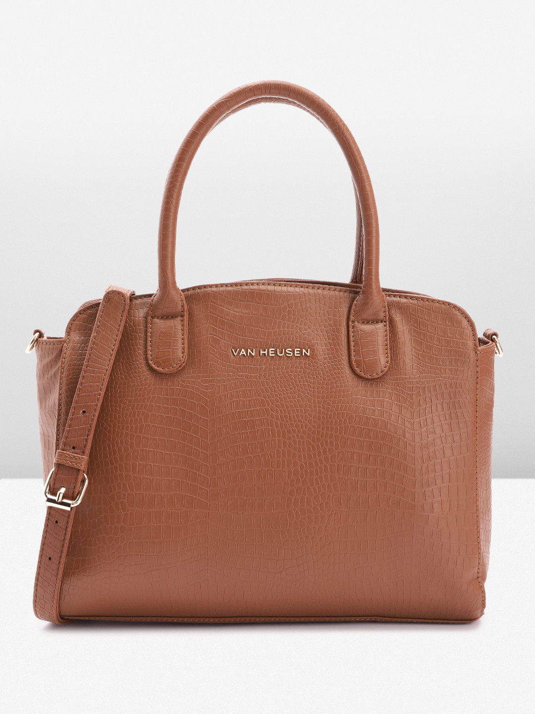 Van Heusen Textured Handheld Bag, Tan 
Van Heusen Textured Handheld Bag, Tan