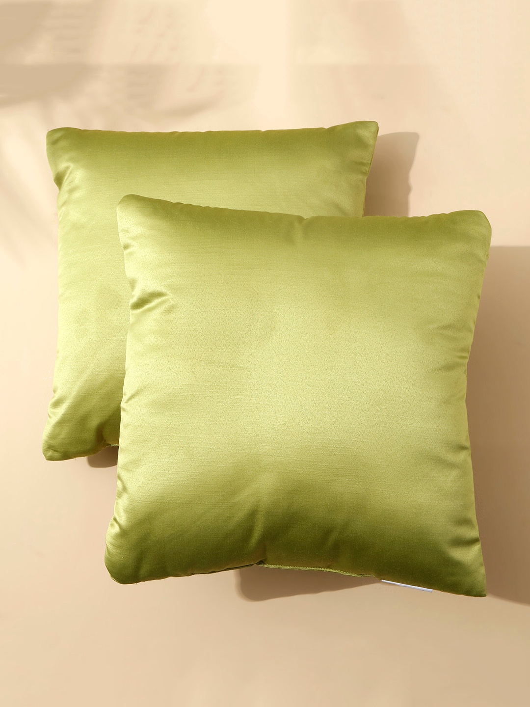 Home Centre Green 2 Pieces Pre-Filled Cushions