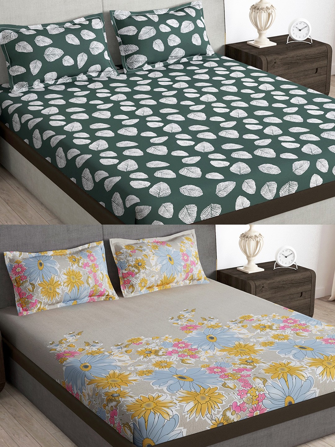 Story@home Arena Grey Printed Microfiber 180 TC 2 Queen Bedsheet With 4 Pillow Covers
Story@home Arena Grey Printed Microfiber 180 TC 2 Queen Bedsheet With 4 Pillow Covers