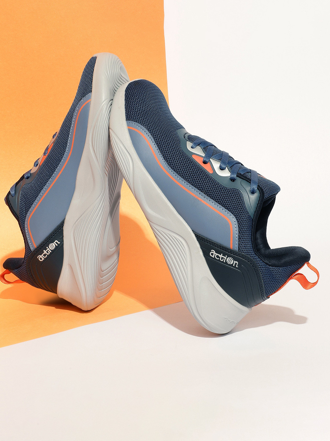 Action Men Athleo Textured Lightweight Comfort Insole Mesh Contrast Sole Sneakers, Navy blue
Action Men Athleo Textured Lightweight Comfort Insole Mesh Contrast Sole Sneakers, Navy blue