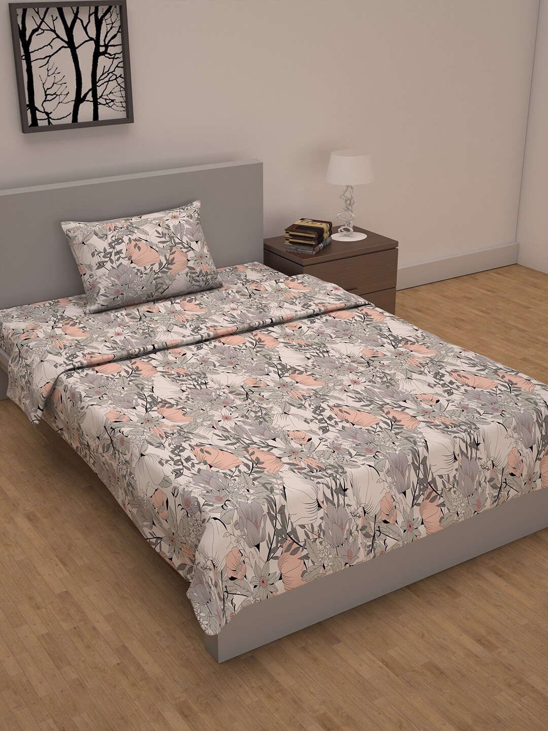 Divine Casa Griffin Classic Printed Bedding Sets Include 1 Single Bedsheet & 1 Dohar, Grey
Divine Casa Griffin Classic Printed Bedding Sets Include 1 Single Bedsheet & 1 Dohar, Grey