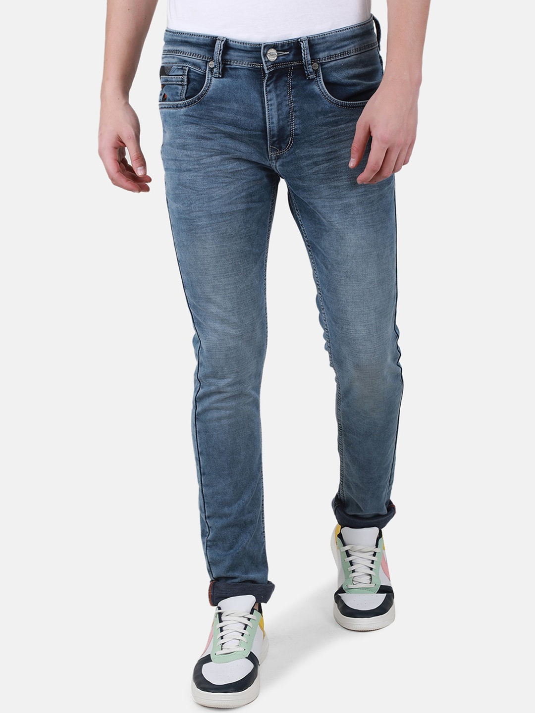 Duke Men Slim Fit Clean Look Heavy Fade Whiskers Cotton Stretchable Stretchable Jeans, Blue
Duke Men Slim Fit Clean Look Heavy Fade Whiskers Cotton Stretchable Stretchable Jeans, Blue