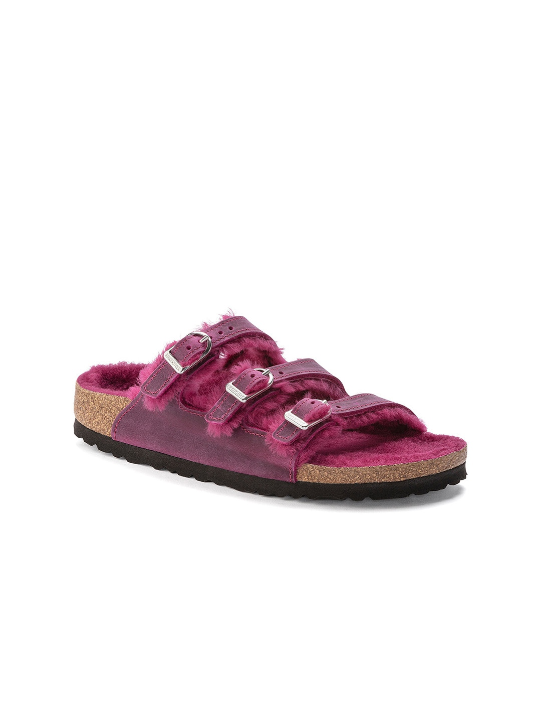 Birkenstock Florida Fresh Shearling Narrow Width Oiled Leather Multi-strap Open Toe Flats, Fuchsia
Birkenstock Florida Fresh Shearling Narrow Width Oiled Leather Multi-strap Open Toe Flats, Fuchsia