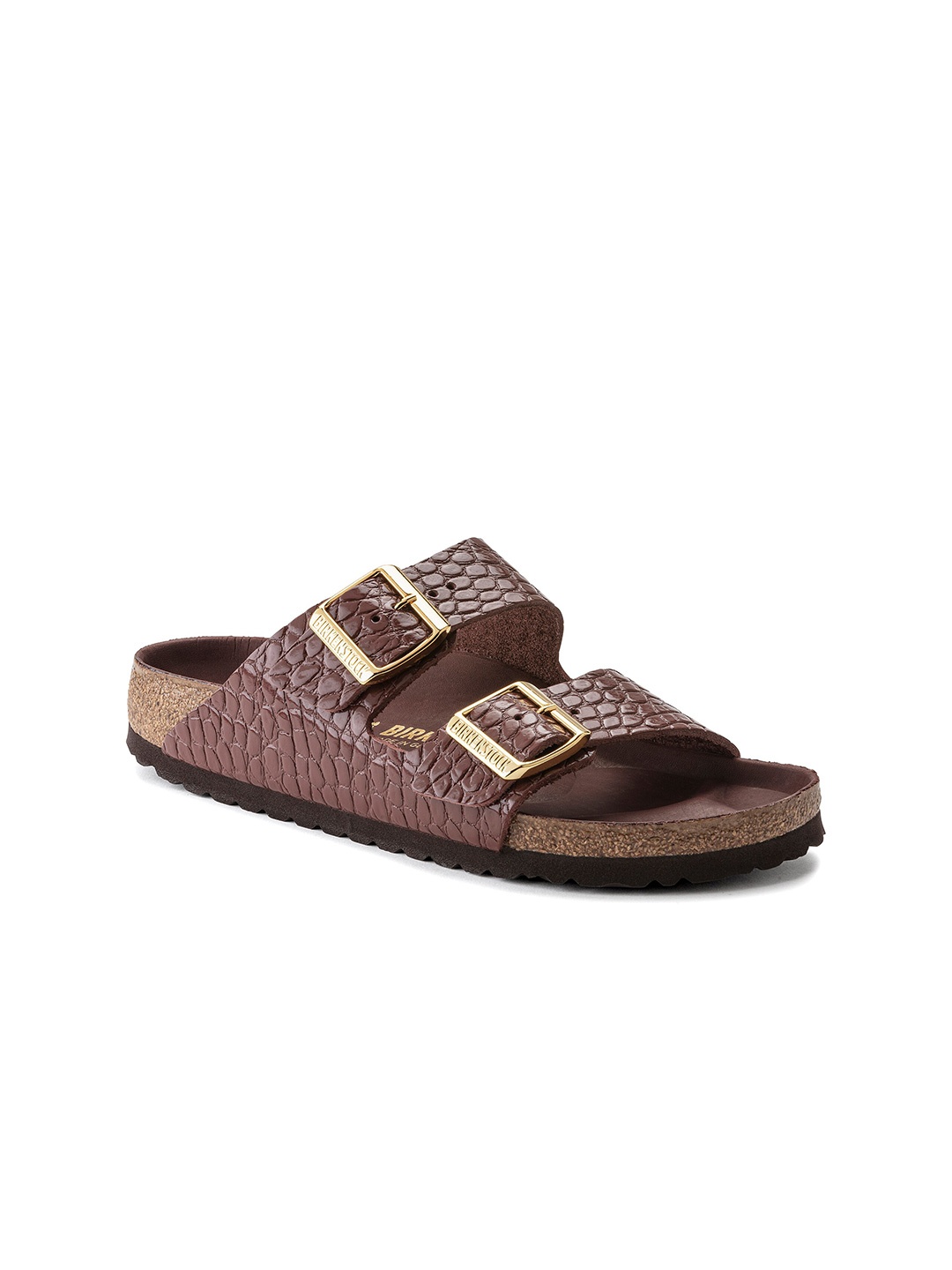 Birkenstock Arizona Rivet Logo Narrow Width Embossed Leather Two-Strap Open Toe Flats, Brown
Birkenstock Arizona Rivet Logo Narrow Width Embossed Leather Two-Strap Open Toe Flats, Brown