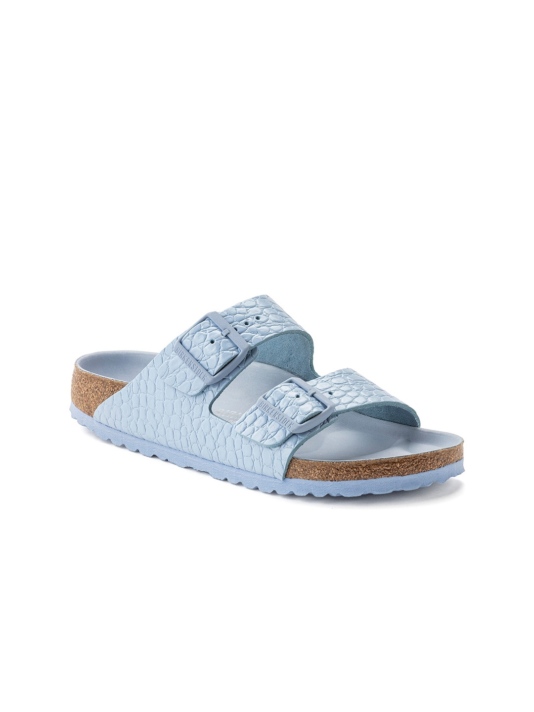 Birkenstock Arizona Rivet Logo Narrow Width Embossed Leather Two-Strap Open Toe Flats, Blue
Birkenstock Arizona Rivet Logo Narrow Width Embossed Leather Two-Strap Open Toe Flats, Blue