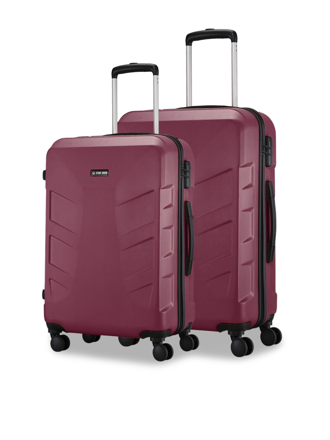 Stony Brook by Nasher Miles Set Of 2 360 Degree Rotation Hard-Sided Trolley Bag, Maroon
Stony Brook by Nasher Miles Set Of 2 360 Degree Rotation Hard-Sided Trolley Bag, Maroon