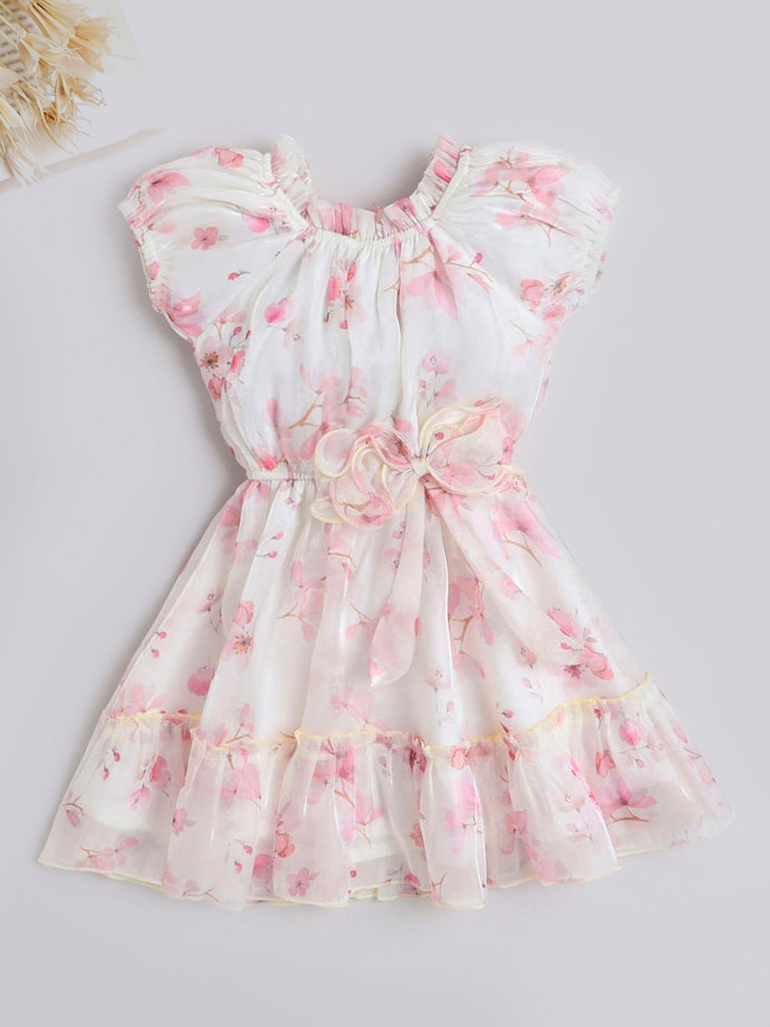 The Magic Wand Girls Floral Printed Gathered & Pleated Corsage Fit & Flare Dress, Pink
The Magic Wand Girls Floral Printed Gathered & Pleated Corsage Fit & Flare Dress, Pink